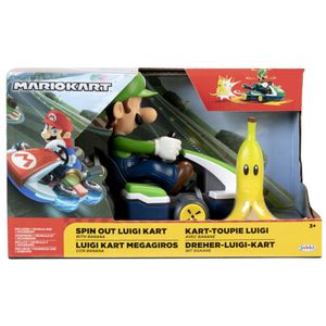 Mario Kart Spinout Luigi Kart Figura 6 cm