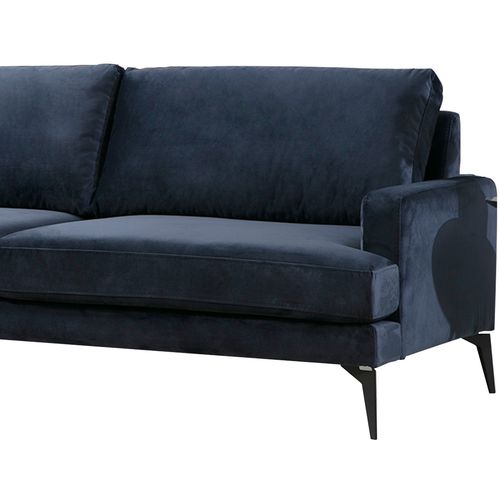 Atelier Del Sofa Kutna garnitura PAPIRA, mornarsko plava, lijevi kut, Papira Corner Left (Chl+3R) - Navy Blue slika 5