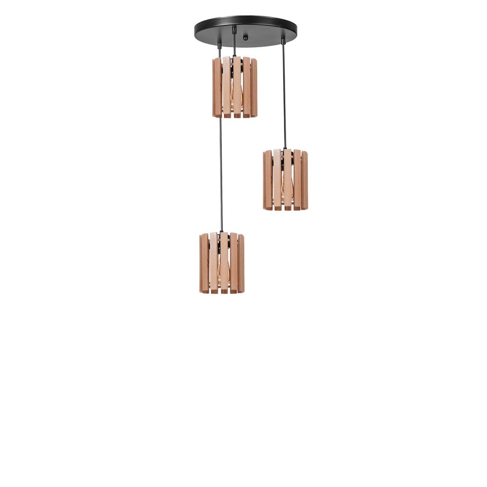Opviq Luster 090, Hrast, Crno slika 2