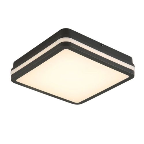 23002 PLAFONJERA LED 24W ZA KUPAONICE IP65 CRNA KVADRATNA 4000K slika 1