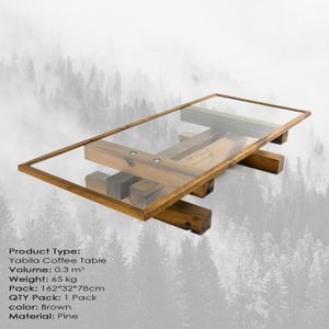 Yabila Medium Brown Coffee Table