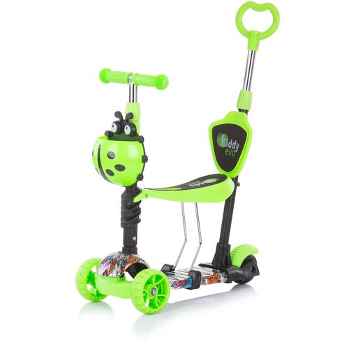 Chipolino romobil / guralica Kiddy Evo s ručkom Green Graffiti slika 1