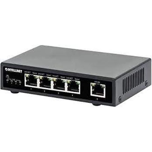 Intellinet Switch 5-Port Neupravljiv Gigabit Ethernet PoE+ slika 1