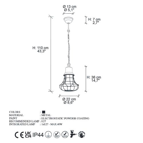 Opviq Luster GMN-00002 slika 10