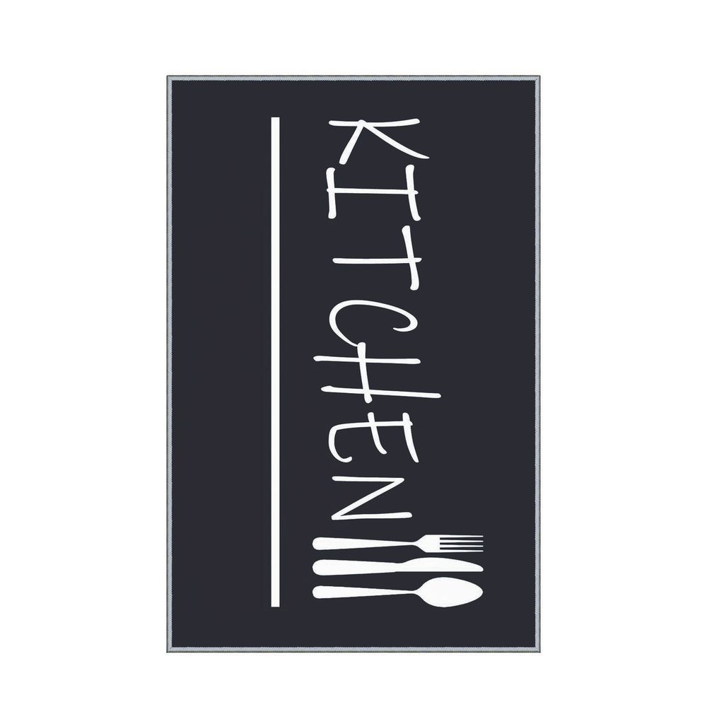Tanki višebojni tepih sa digitalnim printom KITCHEN (80 x 120 cm) EEXFAB869 slika 5