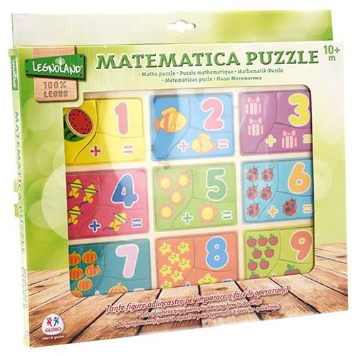 GLOBO Drvene puzzle brojevi slika 1