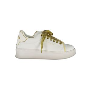 GAELLE PARIS WHITE WOMEN'S SPORTS SHOES