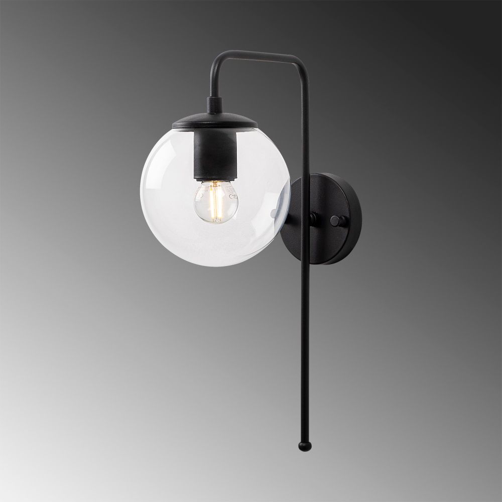 Viran - Crna Zidna Lampa 10910 slika 3