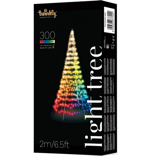 Twinkly, Light Tree pametne lampice, mat+difuzni, 300L 5mm, 2m drvo slika 1