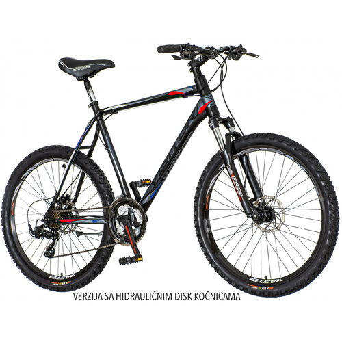 Visitor - MAS264AMSD2H 26/22" VISITOR MASTER D2 DISC HIDR. CRNO SIVI - mountain bike slika 1