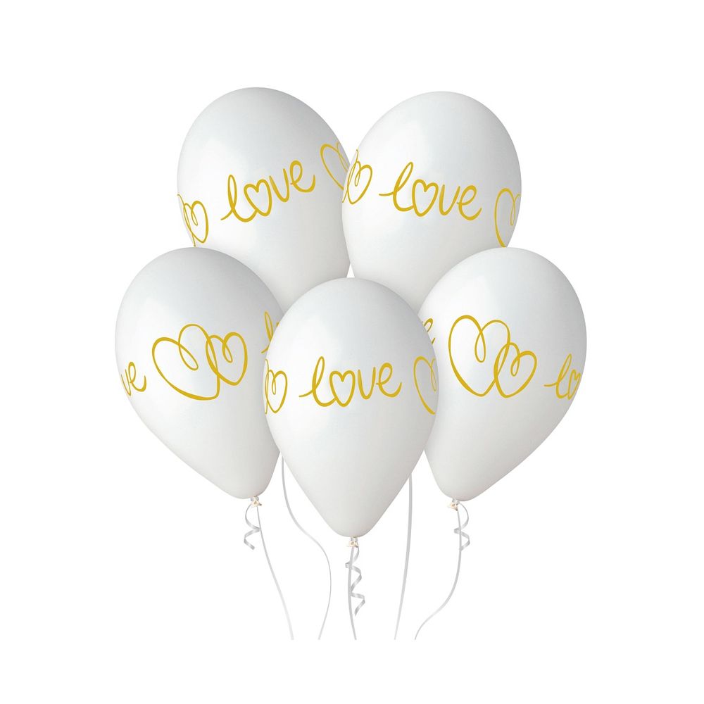 GoDan GS120-LV Balon Premium Love 33cm, 5kom slika 1