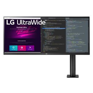 Monitor LG ERGO 34WN780P-B 34" IPS 21:9 75Hz 5ms GtG HDMIx2 DP USB Freesync VESA pivot visina