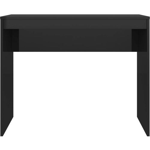 Radni stol visoki sjaj crni 90 x 40 x 72 cm od iverice slika 16