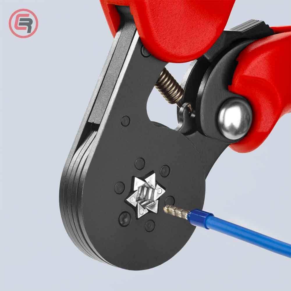 Knipex Kliješta Samopodešavajuća Za 6-Kutno Presanje Čahura 0,08-16 mm2 - 97 53 14 slika 4