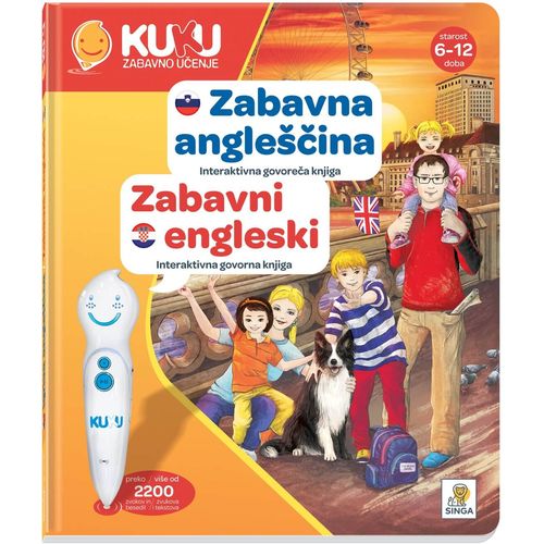 Interaktivna knjiga KUKU - Zabavni engleski (bez olovke)  slika 1