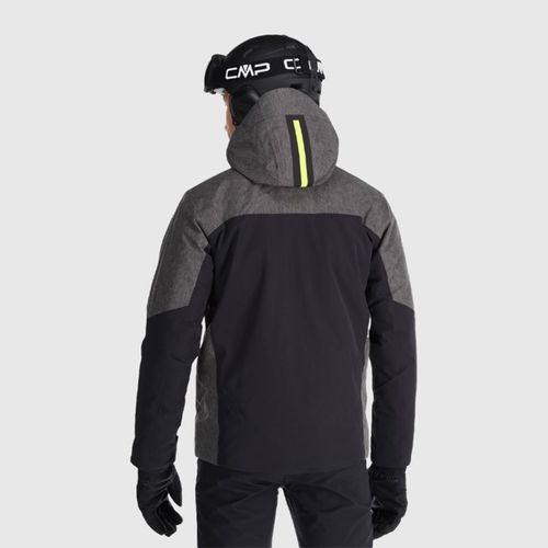 Muška Ski Jakna Cmp Zip Hood Black/Grey slika 2