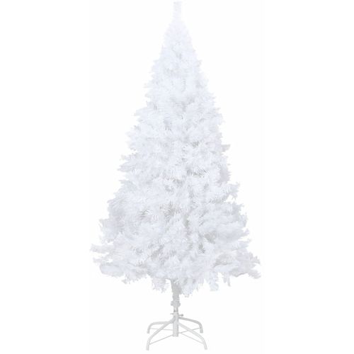 Umjetno božićno drvce s gustim granama bijelo 240 cm PVC slika 14