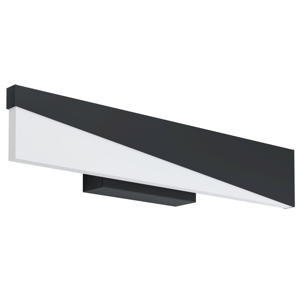 Eglo zidna lampa 'Isidro' - LED, 9W, dimabilna, crno/bijela slika 1