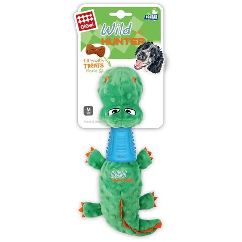 GiGwi plišana igračka za pse sa TPR vratom Krokodil slika 1