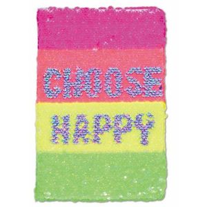 Notes Piši Briši Choose Happy Sa Šljokicama 78L Bd32-S76