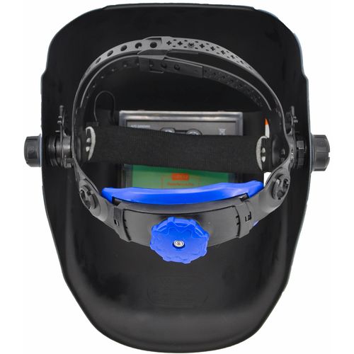 AWTOOLS Samozatamnjujuća zavarivačka maska LYG-8 plava DIN 9-13 s dvostrukim lakiranjem slika 3