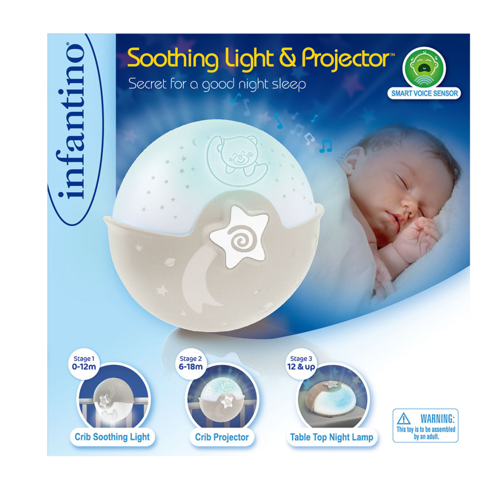 Infantino 004909 Baby Noćno svjetlo sa projektorom, Bež slika 6