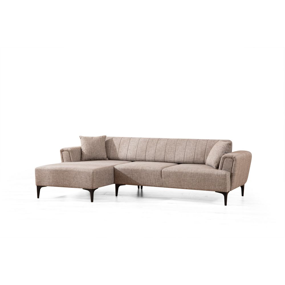 Ugaona sofa na razvlačenje Hamlet Left - Svijetlo smeđa slika 4
