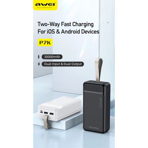 Powerbank AWEI P7K  30.000 mAh Li-Polymer slika 1