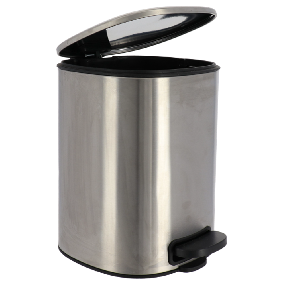 Tendance kanta za smeće na pedalu kvadratna 5l soft close metal, siva slika 3