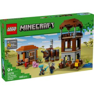 LEGO 21278 The Pillager Outpost and Ravager