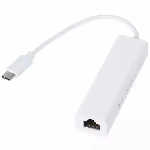 Adapter E-Green USB 3.1 Tip C -  LAN 10/100/1000 ethernet Beli slika 1