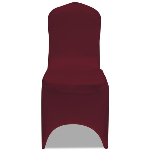 Navlake za stolice rastezljive boja burgundca 12 kom slika 12