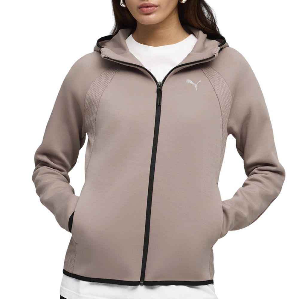 PUMA MAJICA DUGIH RUKAVA PUMA EVOSTRIPE FULL-ZIP HOODIE DK slika 1