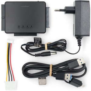 HDADIS110BK USB3.2 za 2.5-3.5 HDD, IDE + SATA Adapter