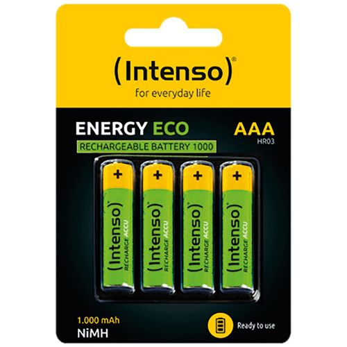 (Intenso) Baterija punjiva AAA / HR03, 1000 mAh, blister 4 kom - AAA / HR03/1000 slika 1