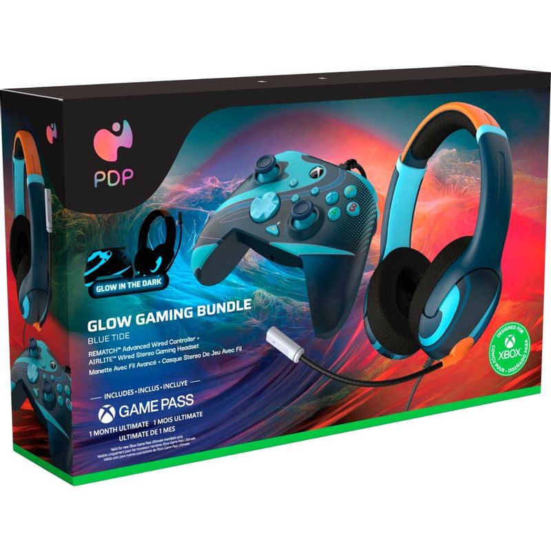 PDP PDP XBX – REMATCH + AIRLITE BUNDLE – Blue Tide image