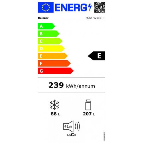 Heinner kombinirani hladnjak HCNF-V291E++ slika 6