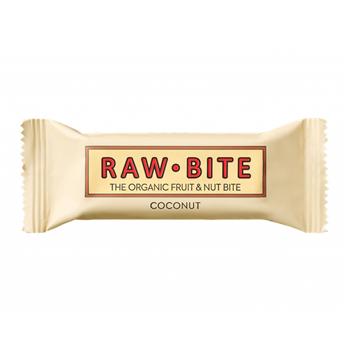 Raw Bite Voćni Energetski Bar Organski - Kokos 50g slika 1