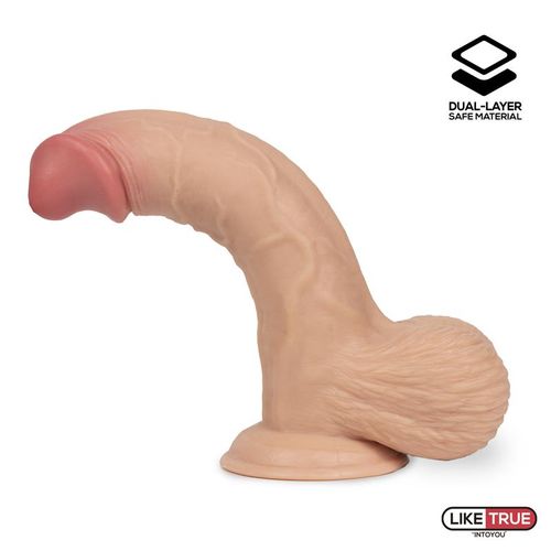 Liketrue Fentok realistični dvoslojni dildo 19cm slika 3