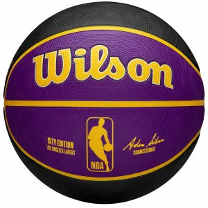 Wilson nba team city edition los angeles lakers out ball wz4024214xb