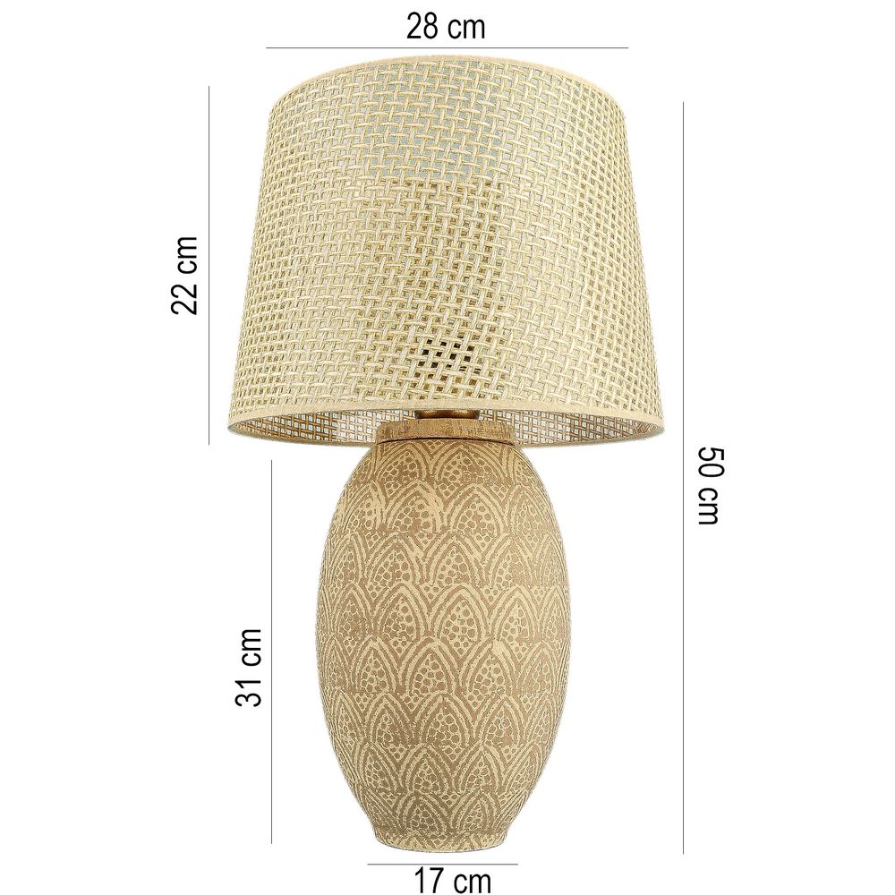 YL736 Bež Lampa za Sto slika 3