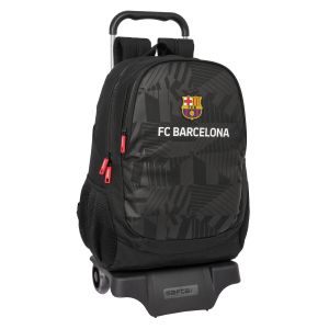 Školski Ruksak s Kotačima F.C. Barcelona Black Crna 32 x 44 x 16 cm