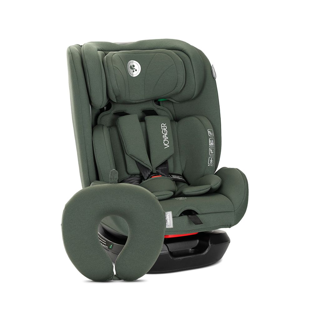Lorelli Autosjedalica Voyager i-Size 40–150 cm + Jastuk za putovanje, Green slika 1