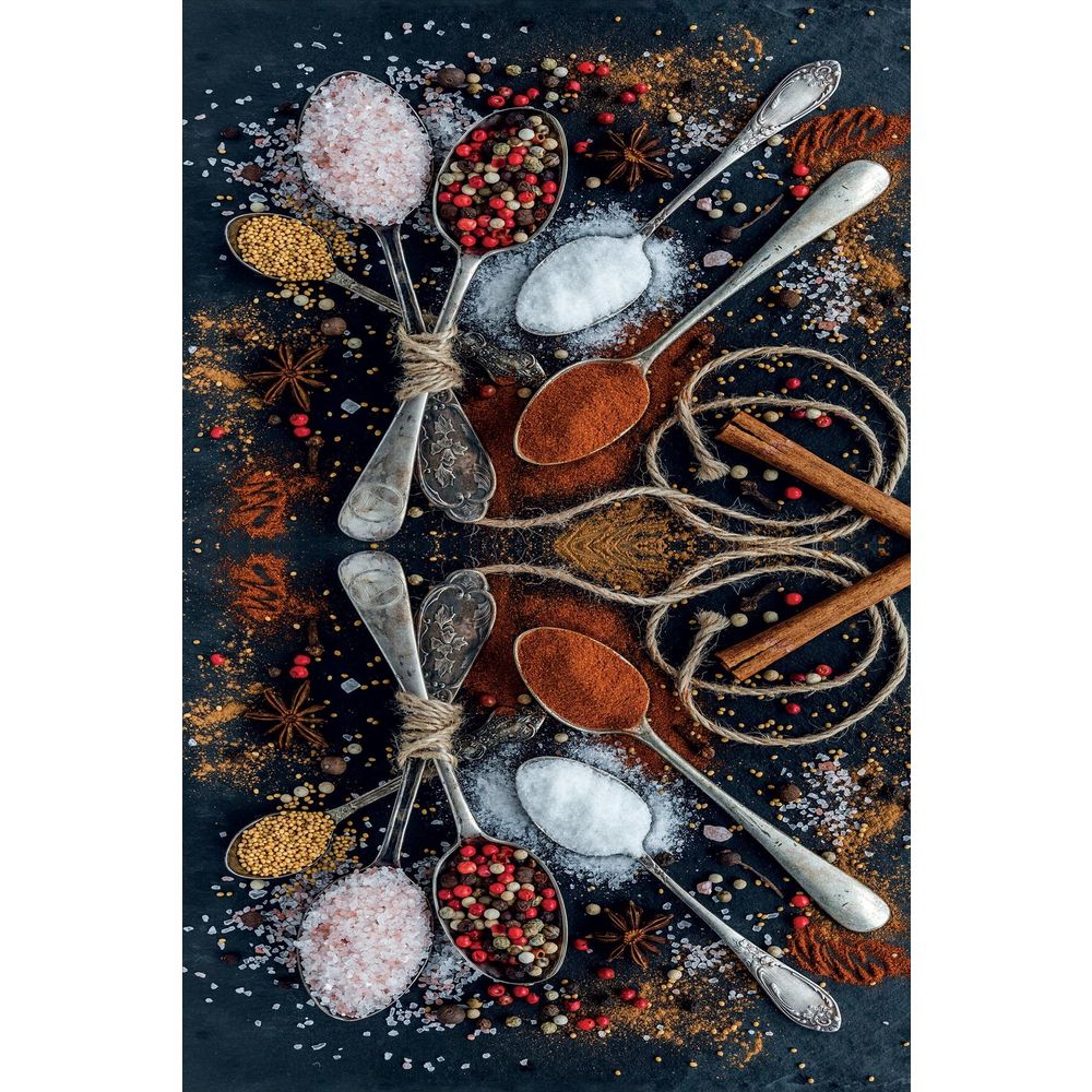 Tanka višebojna staza sa digitalnim printom SPOON (50 x 80 cm) HMNT536 slika 2