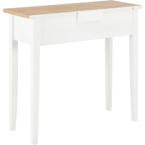 280053 Dressing Console Table White 79x30x74 cm Wood slika 30