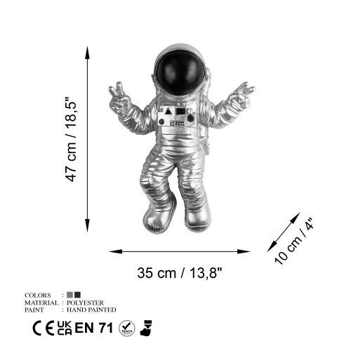 Wallity Dekorativni zidni pribor Cosmonaut 7 slika 8