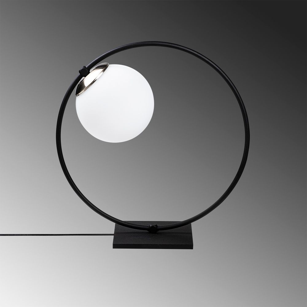 Stolna Lampa Dolunay NT-100 u Crno-Bijeloj Boji slika 4