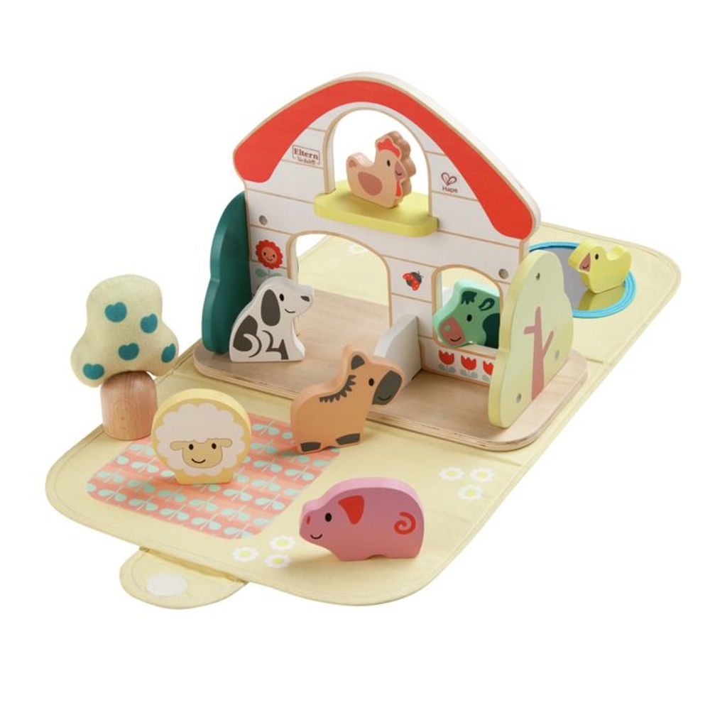 Hape Drveni set za igranje Little Farm slika 1