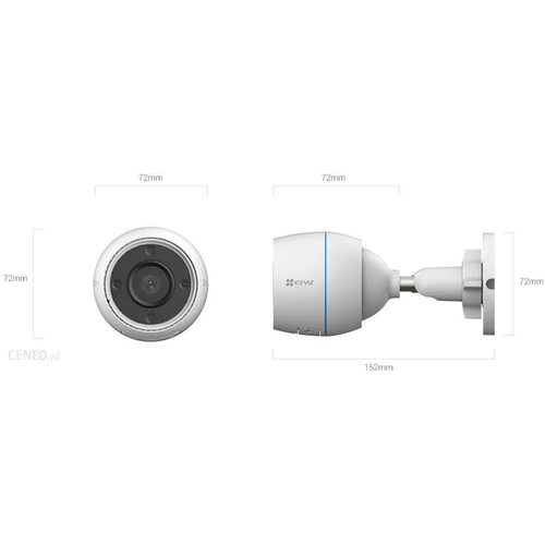 Ezviz Smart Home Camera CS-H3C (1080p, 4mm) (303102559) slika 3