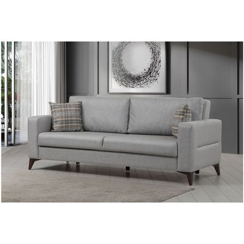 Kristal 3 - Light Grey Light Grey 3-Seat Sofa-Bed slika 1